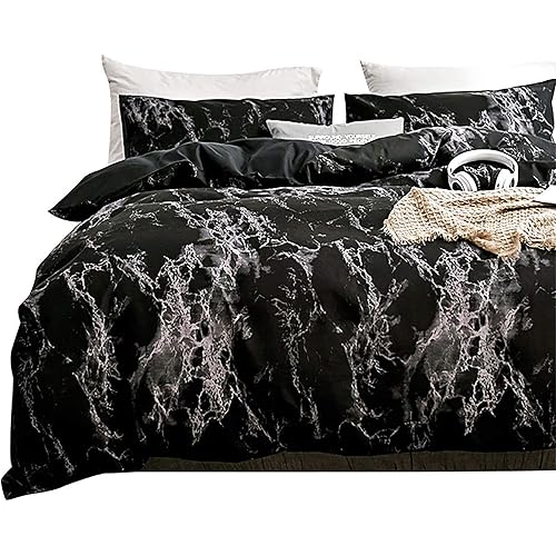 Bedding Duvet Covers, Protects and Covers Your Comforter/Duvet Insert, Soft and Cool 100% Washed Microfiber, 3 Piece Bedding Set with Zipper - 68×90 inches (Twin)