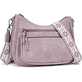 VIMUTI Crossbody Purses for Women Trendy Leather Crossbody Bag,Multi Pocket Shoulder Handbag Lightweight Travel Purse