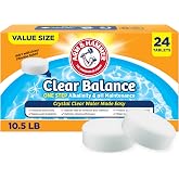 ARM &amp; Hammer Clear Balance pH Maintenance Tablets, 24 Count | One Step Alkalinity &amp; pH Maintenance, Supports Chlorine Performance, For Swimming Pools &amp; Spa, Long-Lasting Water Balancer