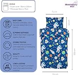 Bloomsbury Mill Kids Bedding Set Single - Outer Space Duvet Cover 135x200cm view 2