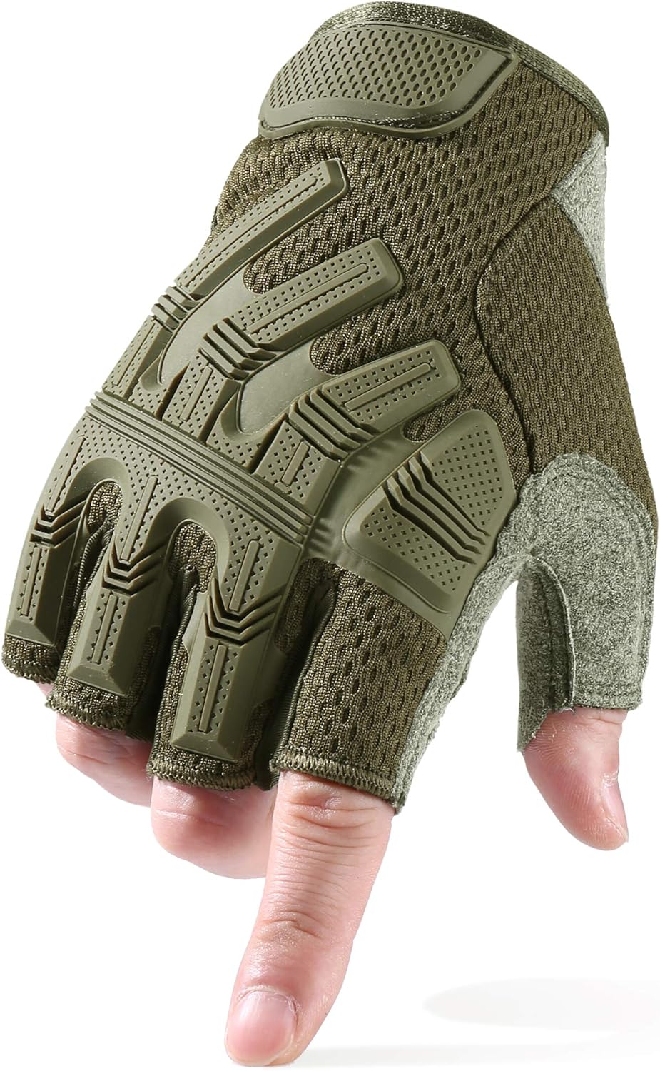 AXBXCX Touch Screen Fingerless Motorcycle Gloves: Sports & Outdoors
