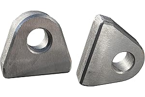 FULL SPECTRUM PARTS Weld On Shackle/Clevis 1" Thick For Trucks, Trailers, Off Road Vehicles, UTV (2)