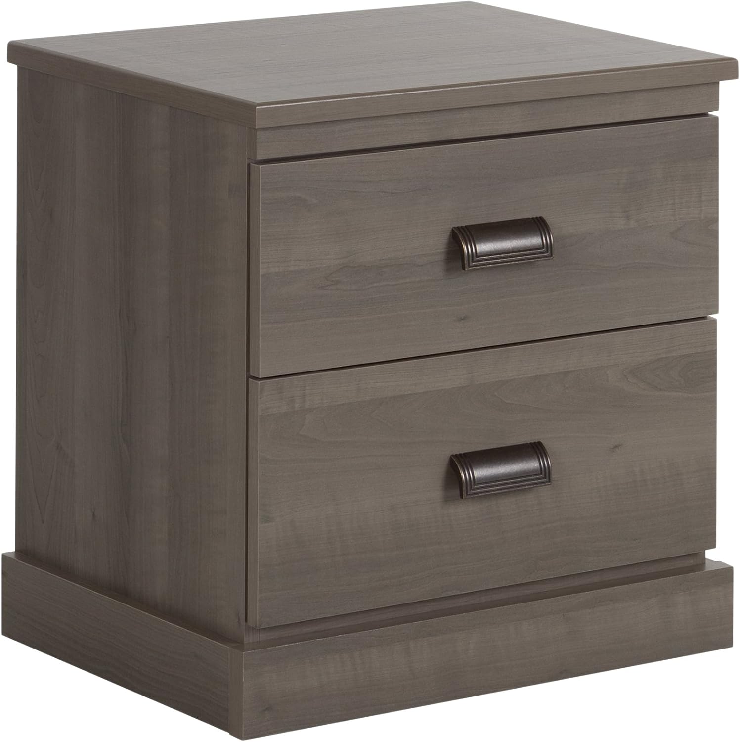 South Shore Furniture Gloria 2 Drawer Nightstand Gray Maple Amazon Ca Home Kitchen