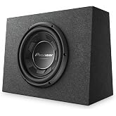 PIONEER TS-WX106B Pre-Loaded 10" Subwoofer with Enclosure 1100W Max | Pre-Loaded, Easy Installation, Enclosure Included