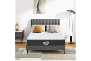 AYUYK Twin Mattress 10 Inch, Gel Memory Foam Hybrid Mattress with Pocket Spring, Medium Firm Pressure Relief, CertiPUR-US Cer