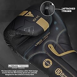 RDX Boxing Gloves, Pro Training Sparring, Maya Hide