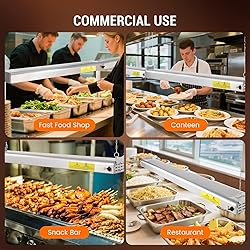 Hiteemer 48-Inch Food Heat Lamp, 1350W Commercial