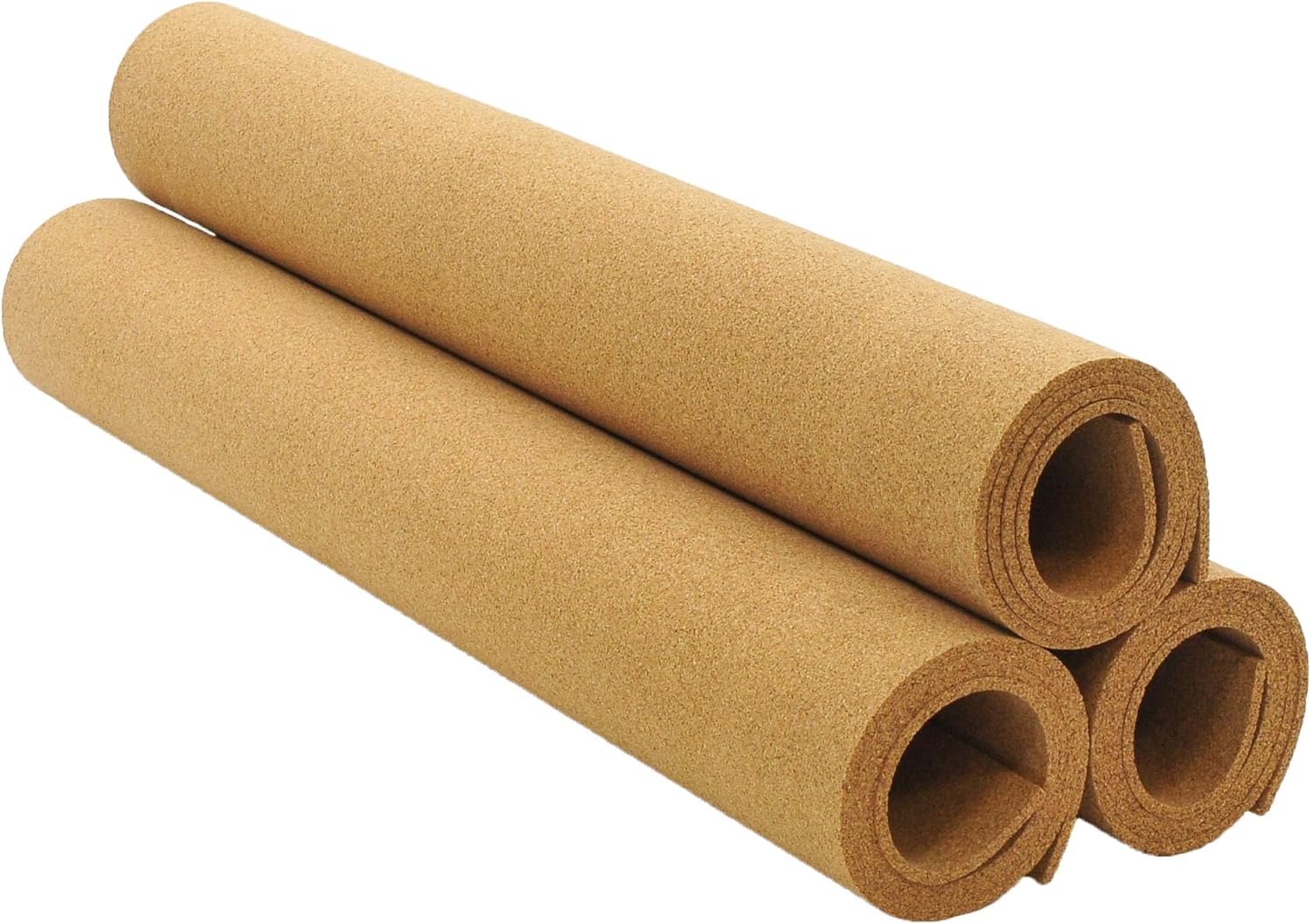 High Density Cork Rolls 915mm x 610mm 4mm Thick 3 Pack BigaMart