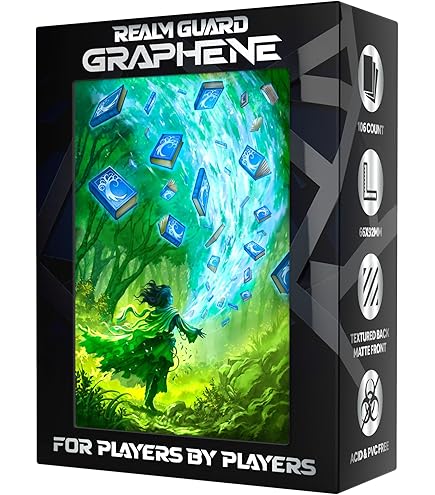 Amazon.com: Realm Guard Graphene -100ct Textured Matte TCG/MTG Art Sleeves  (Green/Black Tree of The Dead) : Toys & Games