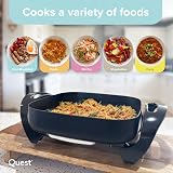 Quest Professional Multi-Function Electric Cooker 1500W 30x30cm Pan view 9