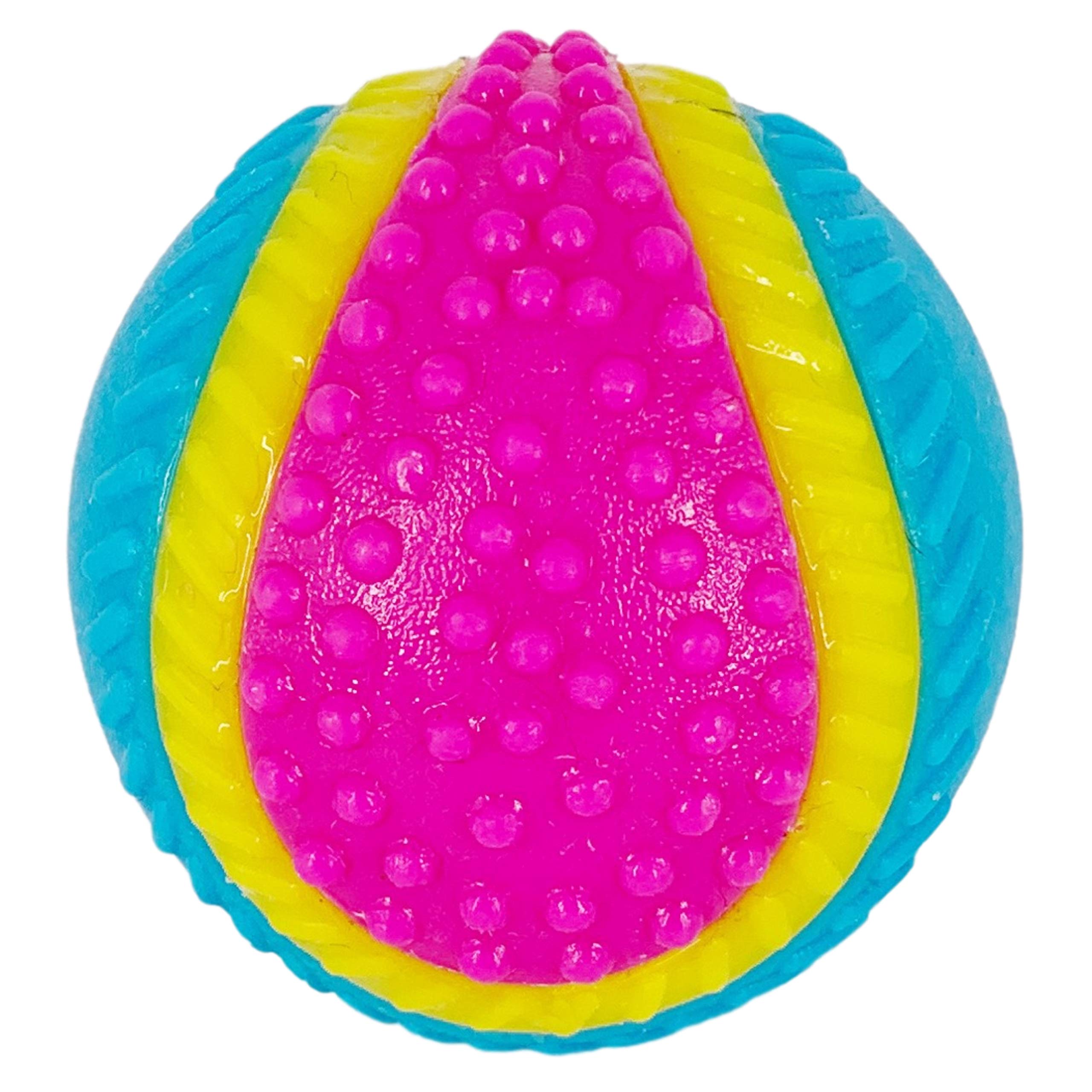 AVANZONA Dog Ball, 5 Senses Rubber Ball 8 CM, Squeaky Balls for Dogs, Sensory Ball of Sight, Hearing, Touch, Smell, Taste, Toys for Blind Dogs and Small, Medium and Large Dogs.