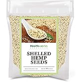 Healthworks Superfood Shelled/Hulled Hemp Seeds Canadian - 32 Oz / 2 Lbs - Premium & All-Natural - Contains Omega 3 & 6, Fibe