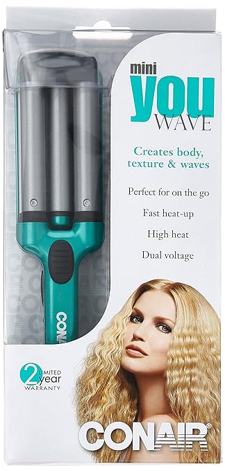 Amazon Com Conair Miinipro Deep Wave Ceramic Styler Curling