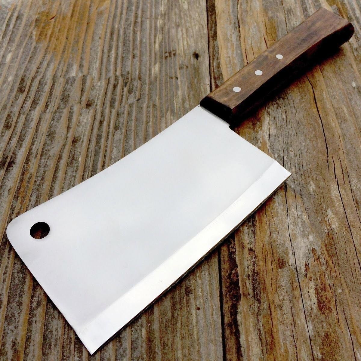 PROFESSIONAL Steak Meat Cleaver Chef Butcher Chopper Knife Stainless Steel Blade