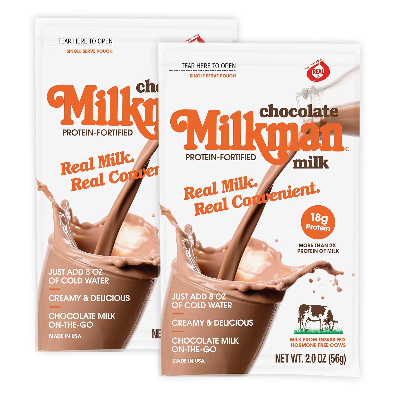 Milkman Chocolate Milk With 18g Protein 2ct Grocery