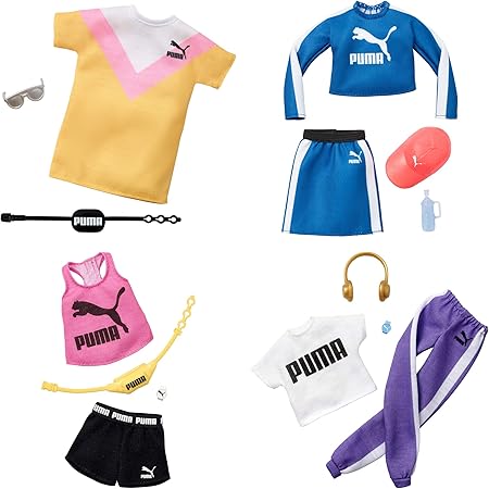 Amazon バービー Barbie ライセンス ファッション プーマファッション 着せ替え用ドレス 8着 Box販売 985a Fkr66 おもちゃ おもちゃ