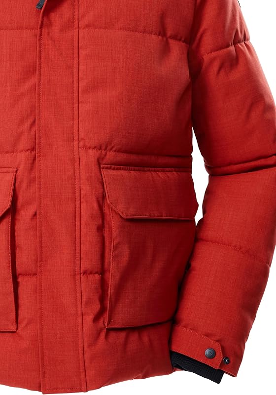 Uomo Giacca trapuntata/funzionale in piuma d'oca con cappuccio senza zip GW 26 MN QLTD JCKT, feuerrot, XL, 43518-000