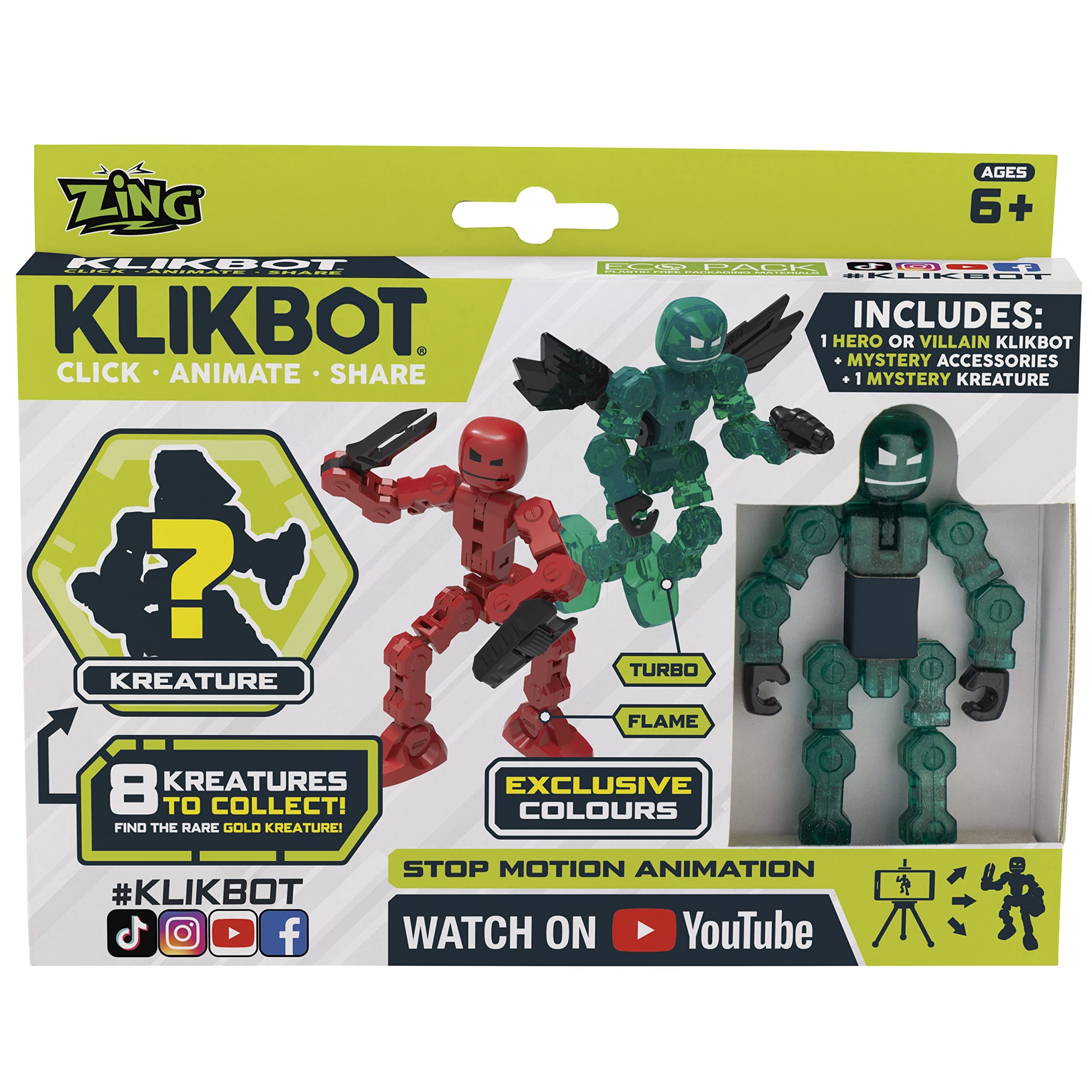 Zing KLIKBOT & Kreature Combo Pack Turbo