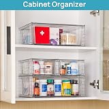 Vtopmart 3 Pack Stackable Storage Drawers Acrylic Undersink Organizers view 8