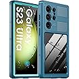 Ezanmull for Samsung Galaxy S23 Ultra Waterproof Case, with Built-in Screen Protector Dustproof Shockproof Full Body Underwater Protective Phone Case Cover for Samsung Galaxy S23 Ultra 5G 6.8"-Blue