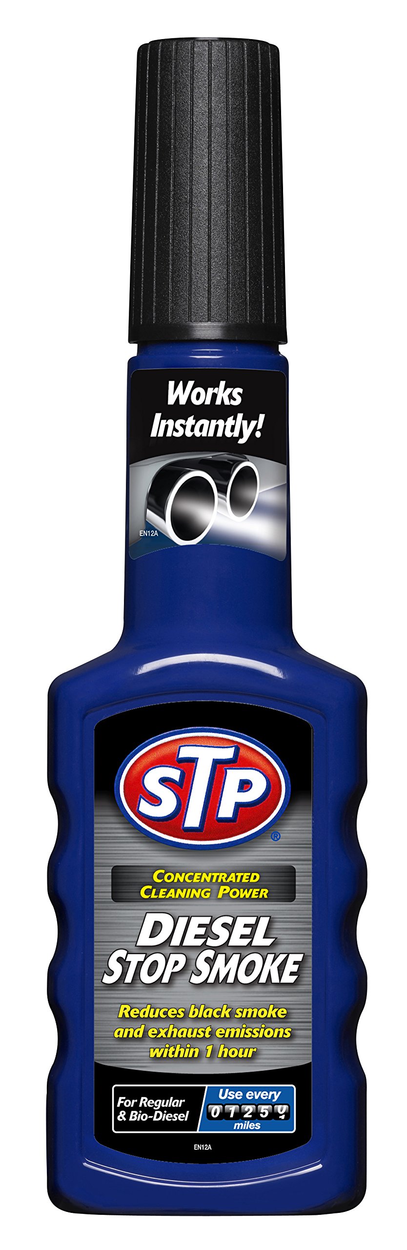 STP Stop Smoke Diesel 200 ml, Reduces Black Smoke and Exhaust Smoke within 1 Hour, Mechanical Car Cleaning Products