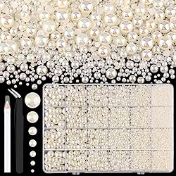 11000Pcs Flatback Pearls for Crafting