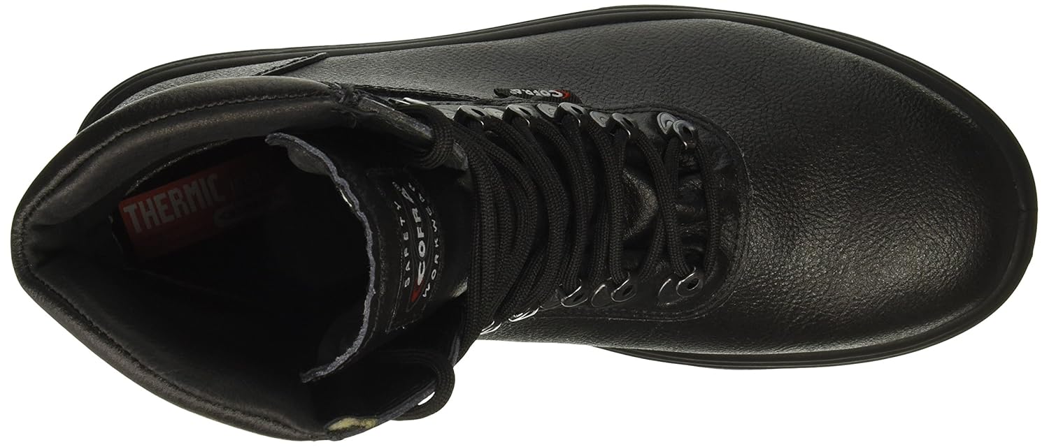 Black Friday COFRA Leather Work Boots US Road Treadless Asphalt