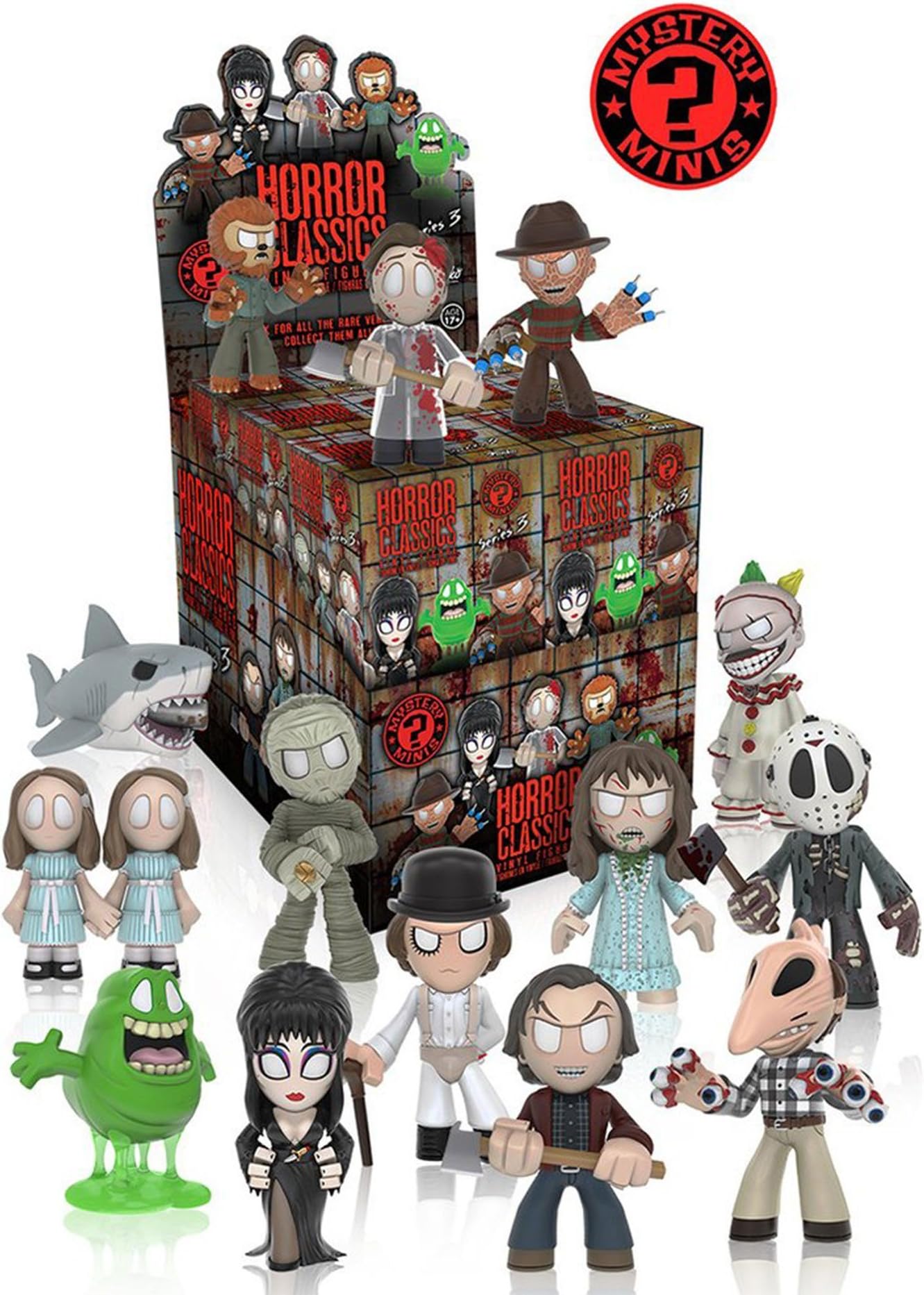 Horror Collection Mystery Minis Series 3 Display Case Set of 12 by Horror Collection