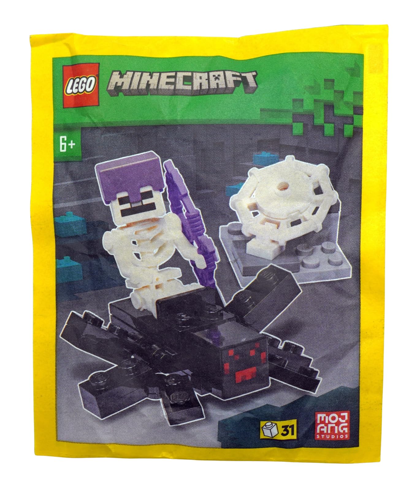 LEGO Minecraft: Spider Minifigure and Skeleton (Ages 6+)