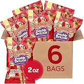 Popcornopolis Double Drizzle Popcorn Multipack, 6 Count (Small Bags) | 2oz Individual Snack Size Bags, Caramel &amp; Kettle Corn with Chocolatey Stripes, Small Batch Popcorn, Non-GMO Corn, Gluten Free