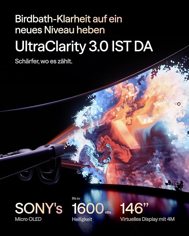 Pro 2 XR/AR-Brillen – UltraClarity 3.0 120 Hz, 1600 Nits, 50° FOV — Foto 3 von 8