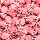 Strawberry Salt Water Taffy, Assorted Flavors, Individually Wrapped, 1 lb | Old Fashioned Candy, Salt Water Taffies Bulk Bag, Great for Parties, Movie Night, Holiday Treats