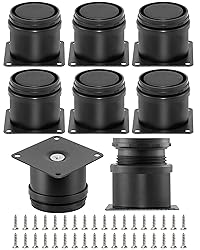 HDAJY 8-Pack 2 Inch Furniture Legs, Stainless Steel