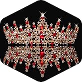 Kamirola Crystal Crowns and Tiaras Headband for Women Birthday Party Wedding Prom Bridal Halloween （TR19）
