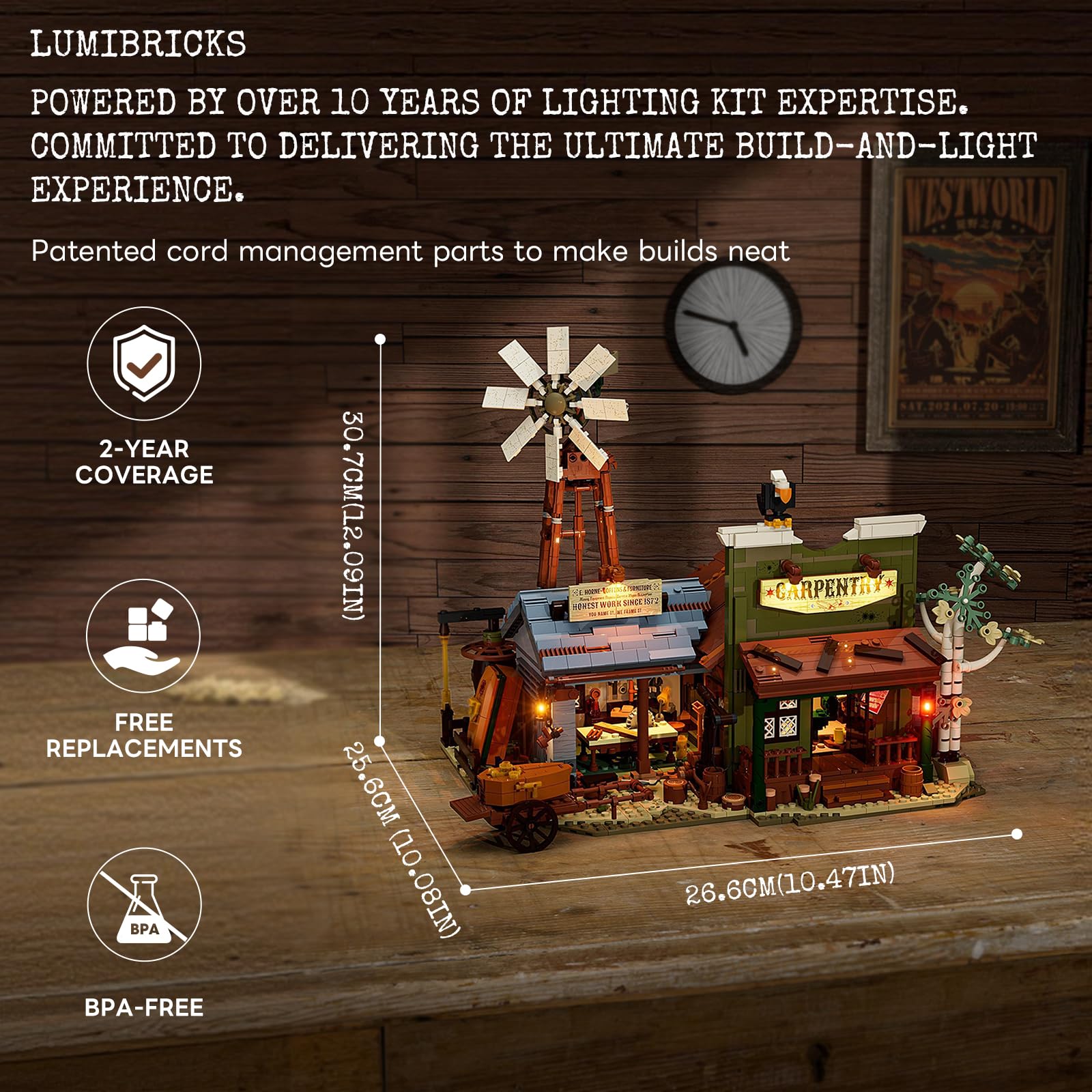 Lumibricks Western Carpentry Workshop Bauset 7