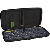Linkidea Keyboard Hard Shell Travel Carrying Case, Compatible with Logitech K380, Logitech Pebble Keys 2 K380s