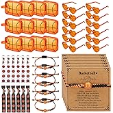Sunnymove 48 Pcs Basketball Senior Night Gifts 2026 Basketball Gifts for Team Sports Party Favor Include Bracelet Glasses Hair Accessories Cosmetic Bag Team Rewards Sport Birthday Party Supplies