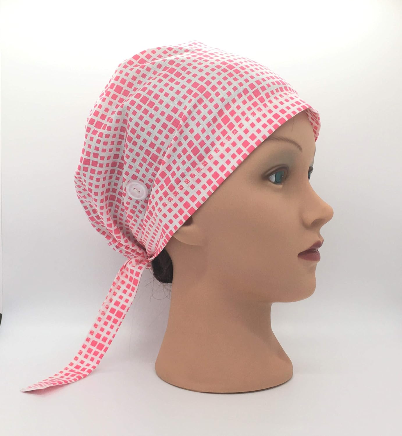 Surgical Scrub Cap for Women with Short or Long Hair Tucked