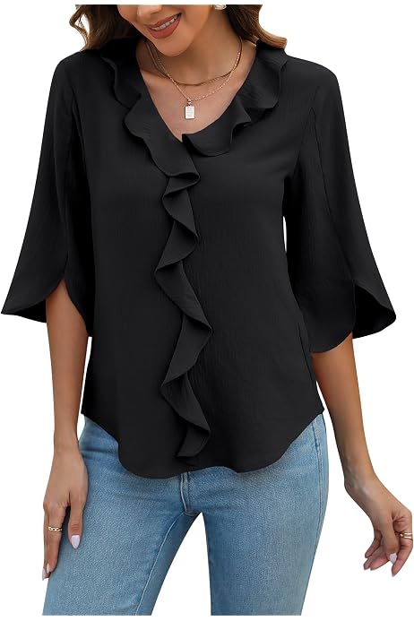 bubble hem tops amazon