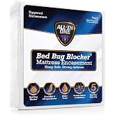 Bed Bug Blocker FRE146XXWHIT01 Mattress Protector, Twin, White