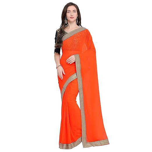 Anand Sarees chiffon with blouse piece Saree