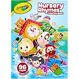 Crayola Nursery Rhymes Coloring Book with Stickers, 96 Coloring Pages, Gift for Kids, Ages 3, 4, 5, 6