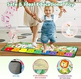 Rodzon Musical Play Mat for Toddlers 1-4 Years 9 Keyboard Sounds Recording view 5