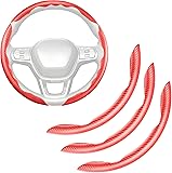 3 Pc Car Carbon Fiber Steering Wheel