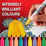 Sharpie Permanent Markers Fine Point 24 Pack Electro Pop Original Colours view 3