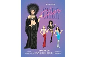 Style Icons: Cher: A dress-up paper doll book