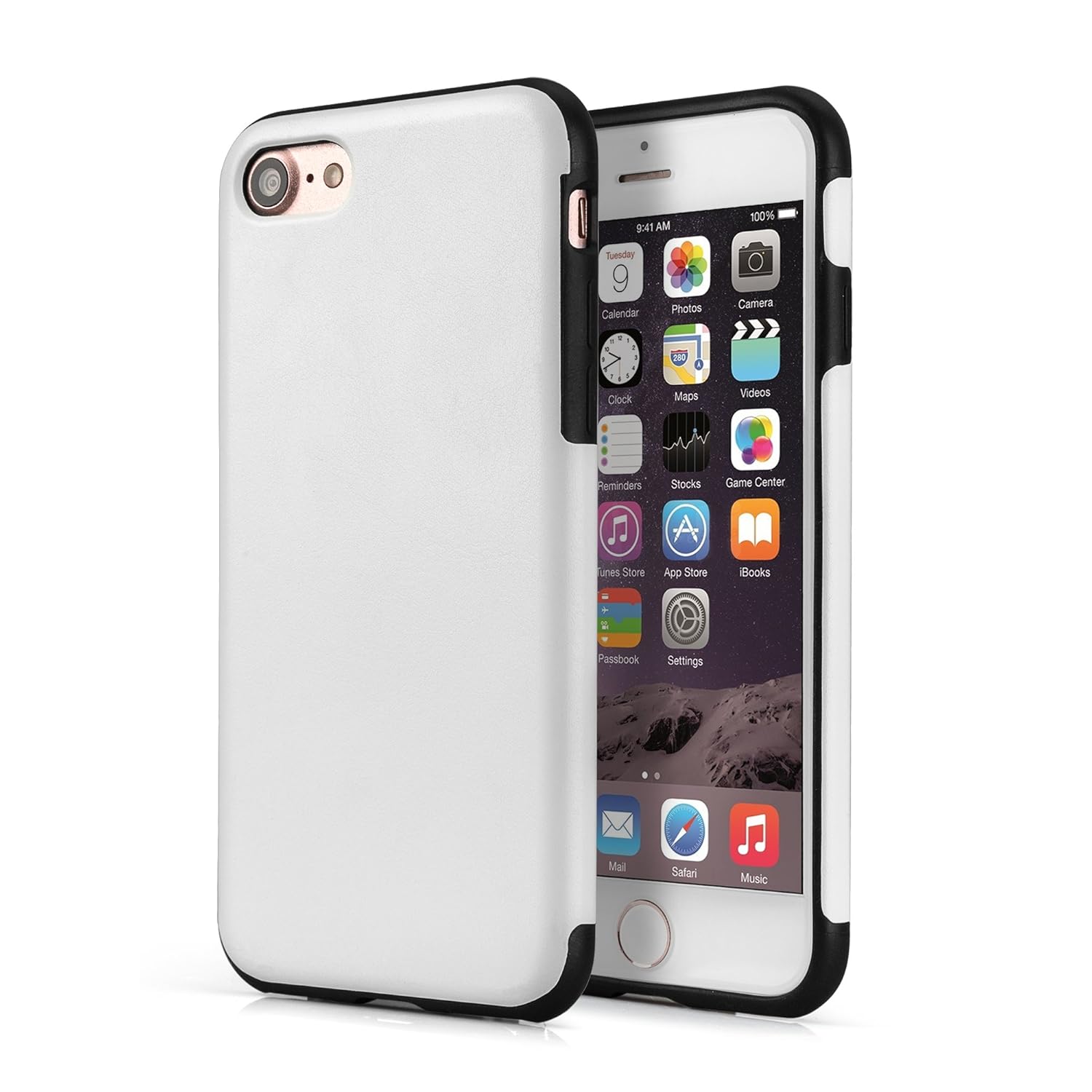 VAPIAO iphone7 de Piel Case de Nevera a Dorado Blanco iPhone 8 ...