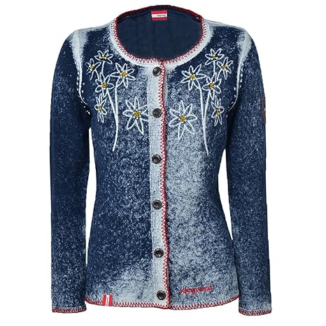 Almgwand Zwieselalm Marine, Da. Strickjacke