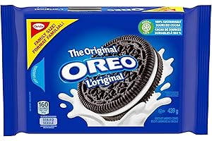 OREO Original Chocolate Sandwich Cookies, Family Size, 439 g, Baked in Canada