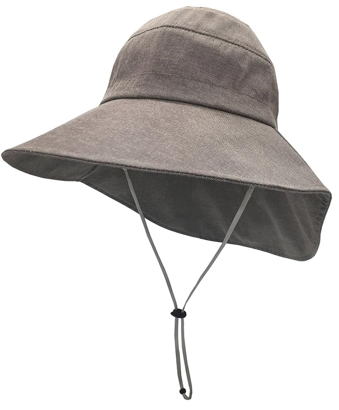 thumbnail image 2 of Solaris Unisex Bucket Sun Hat With Large Bill Flap For Camping, Hiking... 2 of 13